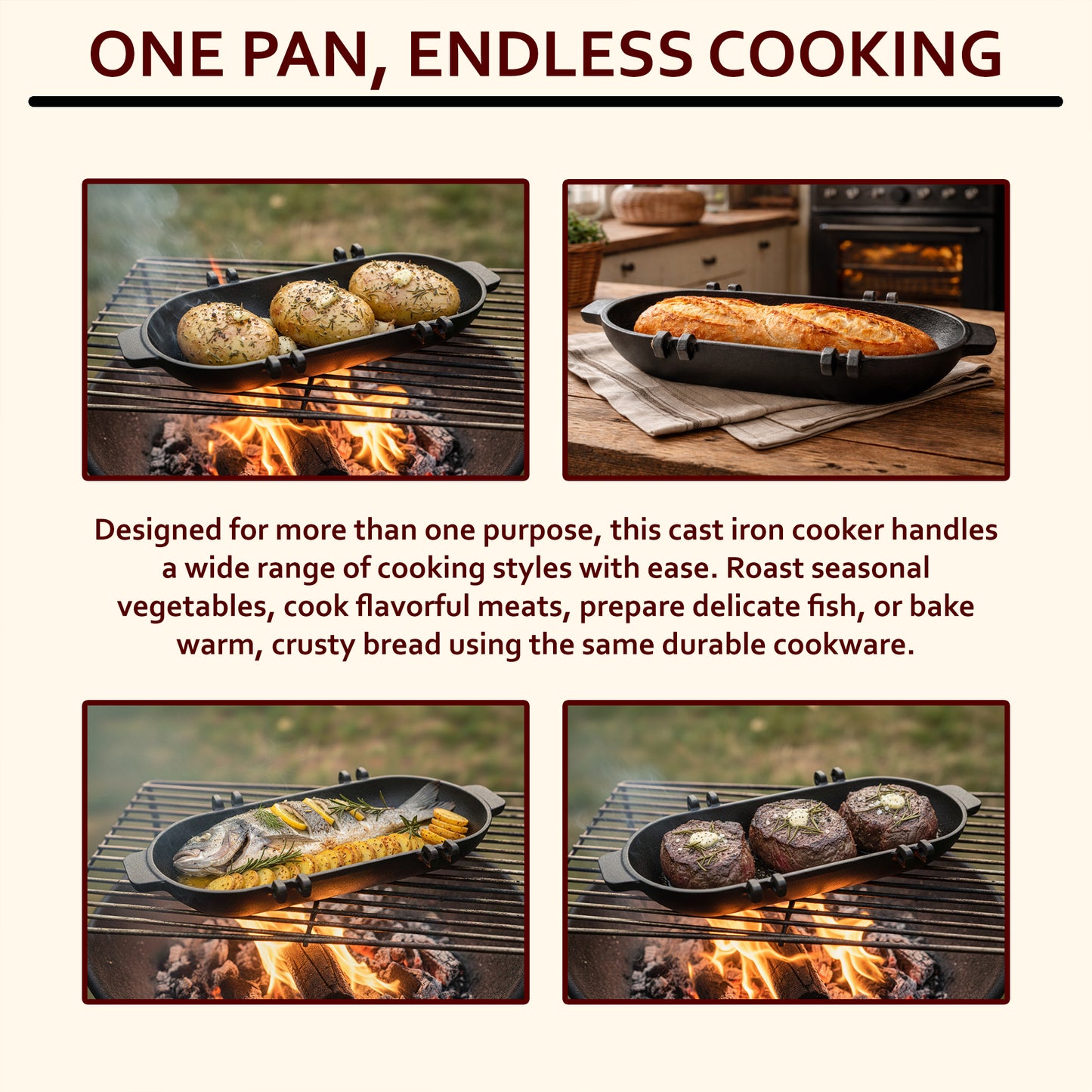 SmithEra™ Cast Iron Potato Baker